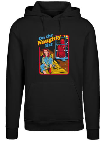 F4NT4STIC Hoodie Stranger Things Naughty List Netflix TV Series in schwarz