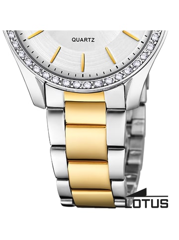 Lotus Chronograph-Armbanduhr Lotus Classic silber,gold mittel (ca. 34mm)
