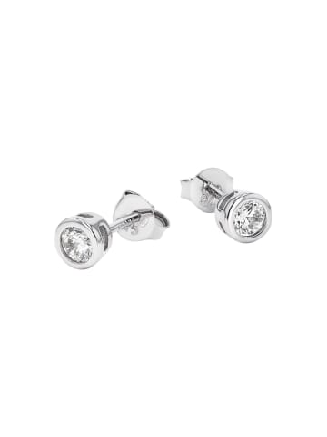 Tom Tailor Ohrstecker Silber 925, rhodiniert in silber