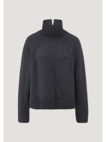 Hessnatur Strick Pullover in anthrazit