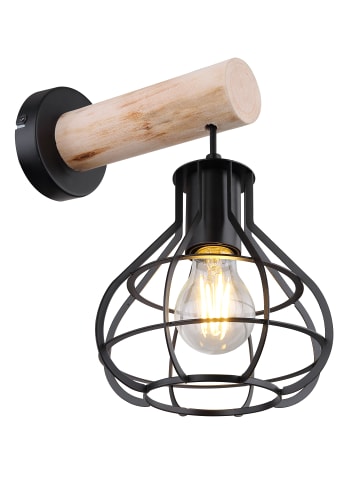 Globo lighting Wandleuchte "CLASTRA" in black