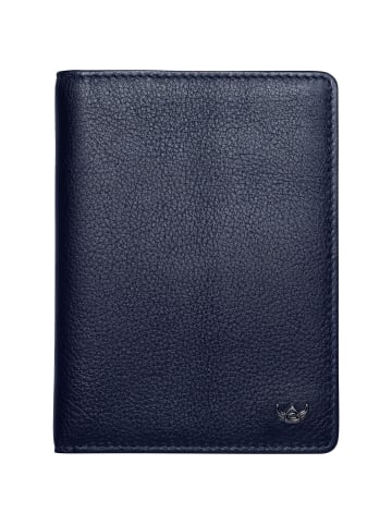 Golden Head Capri Ausweisetui RFID Leder 9 cm in blau