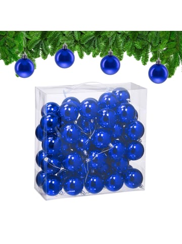 relaxdays 50-tlg. Weihnachtskugeln Set in Bau