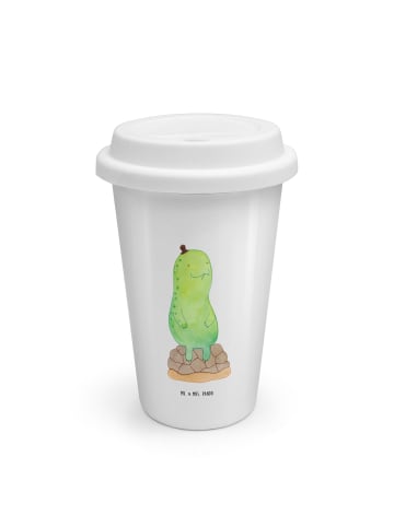 Mr. & Mrs. Panda Trinkbecher Schildkröte Pause ohne Spruch in Weiß