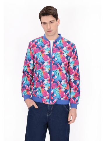 MO Men Jacket in pink multicolor
