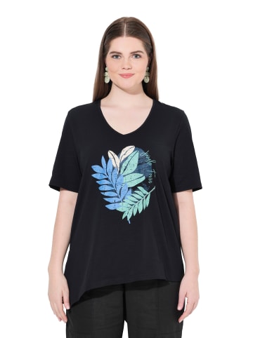 Ulla Popken Shirt in schwarz