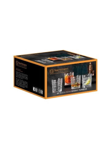 Nachtmann 4er Set Whiskygläser Bossa Nova 330 ml in transparent