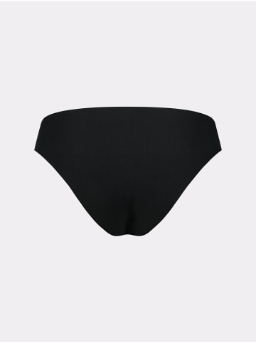 Erlich Textil  MIT OFFENEN KANTEN Brazil Slip CASUAL COTTON BRAZIL SLIP in schwarz