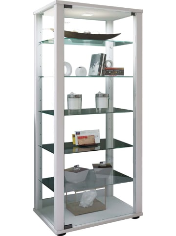 ebuy24 Vitrinenschrank KavisaL 1 Weiß 50 x 38 cm