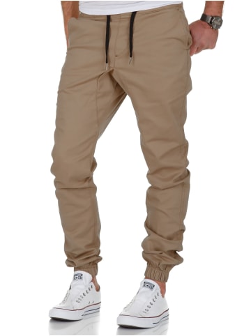 Amaci&Sons Basic Jogger-Chino NEW JERSEY in Beige