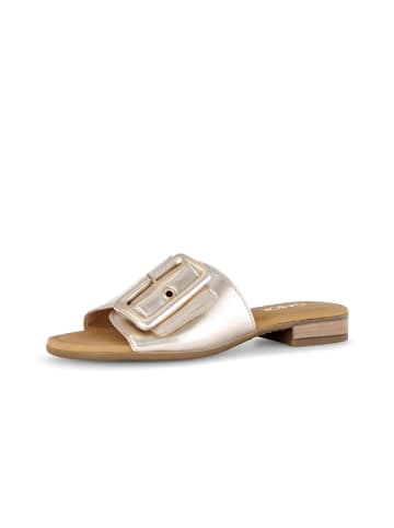 Gabor Pantoletten in gold