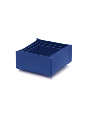 HEY-SIGN Filz-Box 3er-Set Set 2 in Blau | Indigo (12)