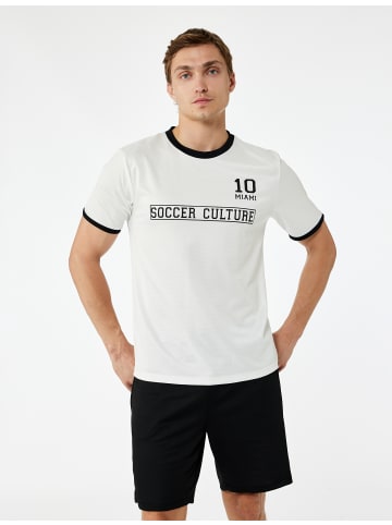 KOTON TSHIRT SS in Ekru