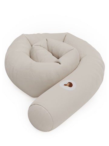 Sämann Sämann Nestchenschlange Cozy "Hungry Hedgehog, Stone" 190 cm Bettschlange