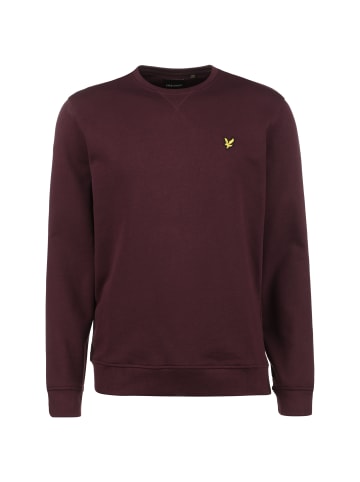 Lyle & Scott Sweatshirt Crew Neck in weinrot