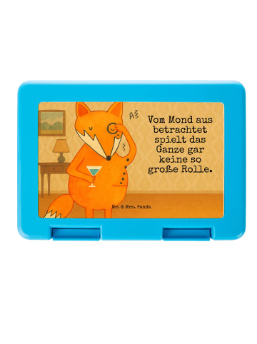 Mr. & Mrs. Panda Brotbehälter Fuchs Lord Design mit Spruch in Weiß