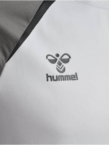 Hummel Sweatshirt Daumenlöcher Hmllead Erwachsene in WHITE/STEEL GRAY