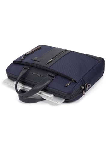 Piquadro Brief Aktentasche RFID 41 cm Laptopfach in blue