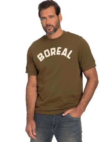 JP1880 Kurzarm T-Shirt in tannengrün