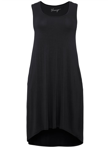 sheego Strandkleid in schwarz