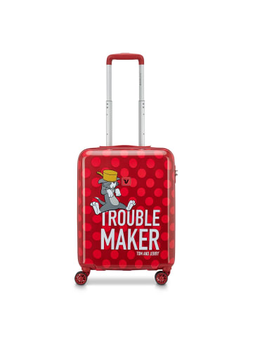 Roncato Warner Bros 4 Rollen Kabinentrolley 55 cm in rosso