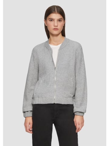 QS Sweatshirt langarm in Grau