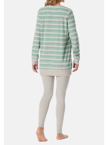 Schiesser Schlafanzug Casual Essentials in Grün