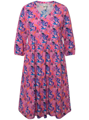Ulla Popken Kleid in fuchsia pink
