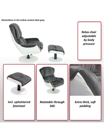 MCW Relaxsessel drehbar E52, Dunkelgrau