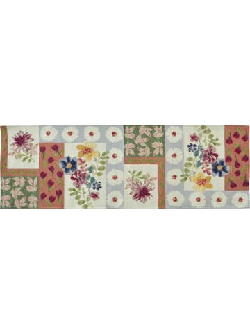 Sander Baumwollmischung, Gewebt, Gobelin Tischläufer Floral symphony in bunt