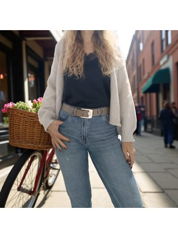 FRONHOFER Breitdorn Gürtel in Weiß