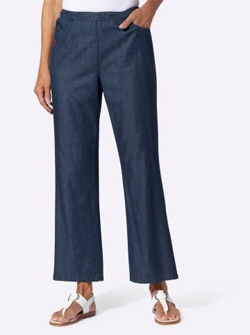 Sieh an! Schlupfjeans in blue-stone-washed