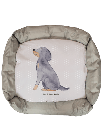 Mr. & Mrs. Panda Hundebett Gordon Setter Lebensretter ohne Spruch in Grau Pastell