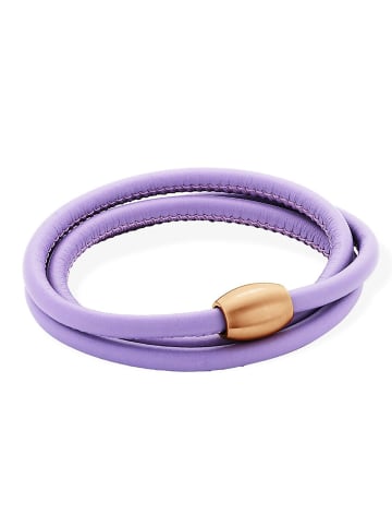 Xen Lederarmband "51604118" in Lila