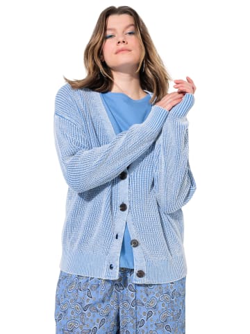 Studio Untold Strickjacke in azurblau