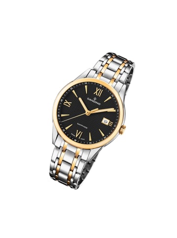Candino Analog-Armbanduhr Candino Elegance silber, gold groß (ca. 41mm)
