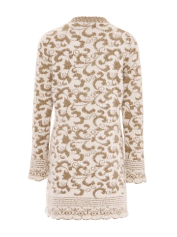 faina Damen Strickjacke in Wollweiss Goid