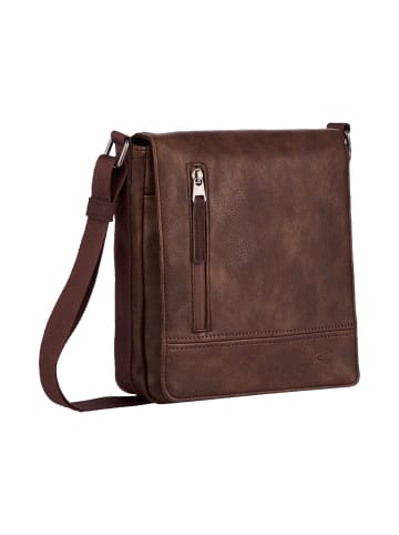 Camel Active TRACES Umhängetasche mit verstellbarem Schulterriemen in Braun