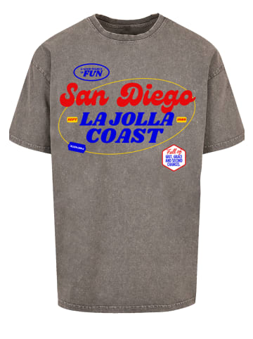 F4NT4STIC Herren Oversize T-Shirt San Diego in Asphalt