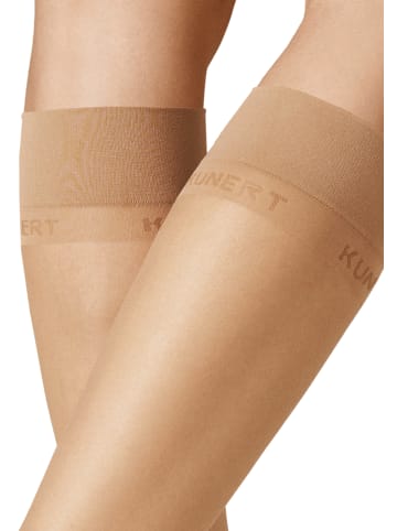 Kunert Feinkniestrümpfe Perfect Shine 15 transparent schimmernd in Cashmere