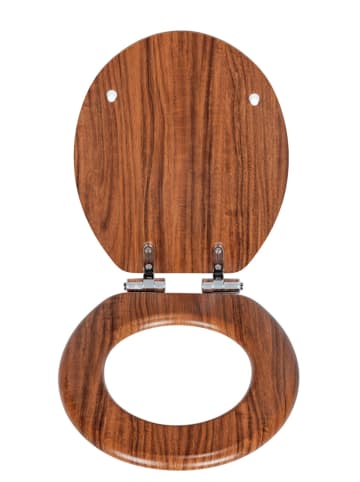 Wenko WC-Sitz Mod. Chestnut Braun, WC-Sitz Chestnut Braun in Braun