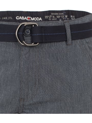 CASAMODA Shorts in graues Mittelblau