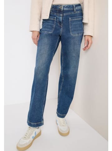 Cecil Jeans in mid blue used wash