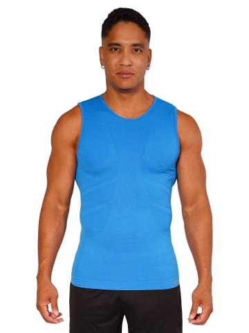 Stark Soul® Seamless Tanktop Unterzieh-Shirt Ärmellos in blau