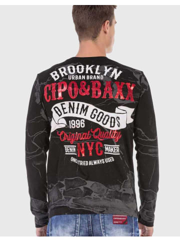Cipo & Baxx Sweatshirts in BLACK