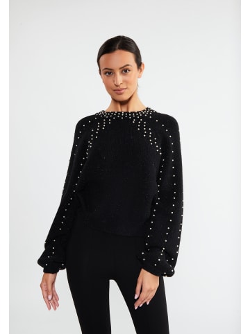 faina Damen Strickpullover in schwarz