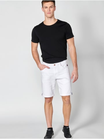 KOROSHI Bermuda Cowboy Strecth Regular Fit in weiß
