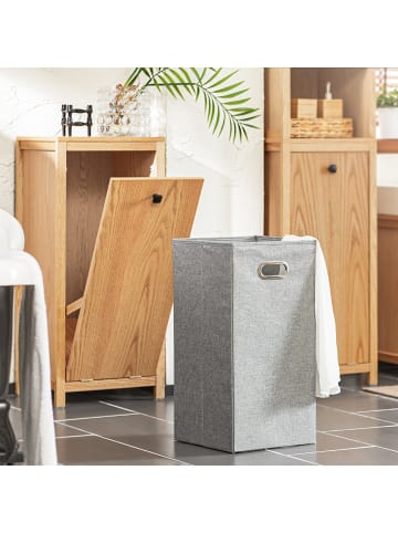 SoBuy Wäscheschrank in Natur - (B)40 x (H)90 x (T)35cm