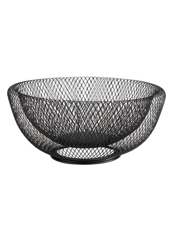 APS Brot und Obstkorb "WIRE" in Schwarz Ø 31 cm, H: 14 cm 