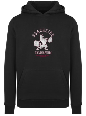 F4NT4STIC Hoodie Scooby Doo Beachside Gym Lifting Bodybuilding in schwarz